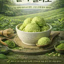 제주 유기농 말차 젤라또 (스쿱)